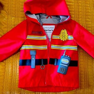 Carter’s rain jacket firefighter